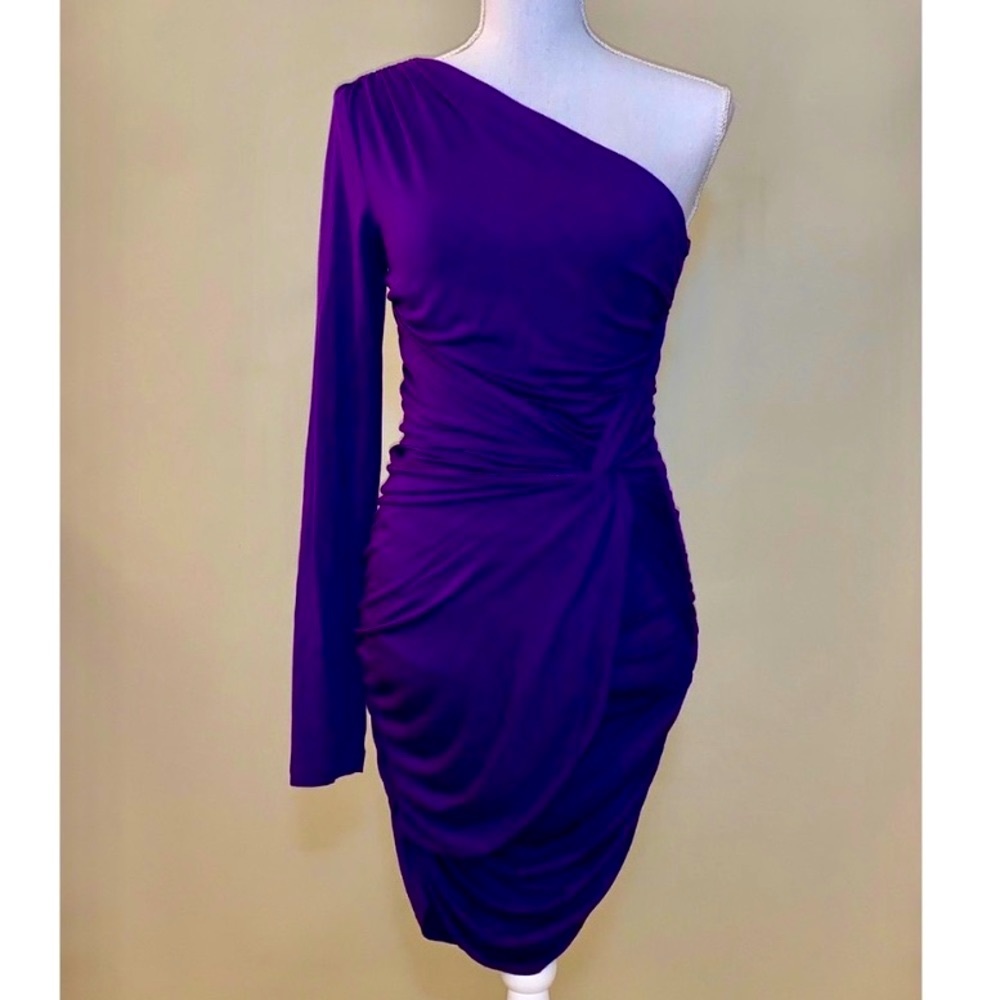 NWOT TART Veronica One Shoulder
Asymmetric Long Sleeve Jersey Dress